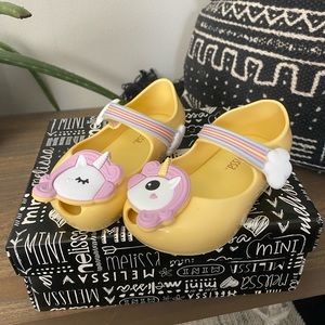Mini Melissa unicorn shoes